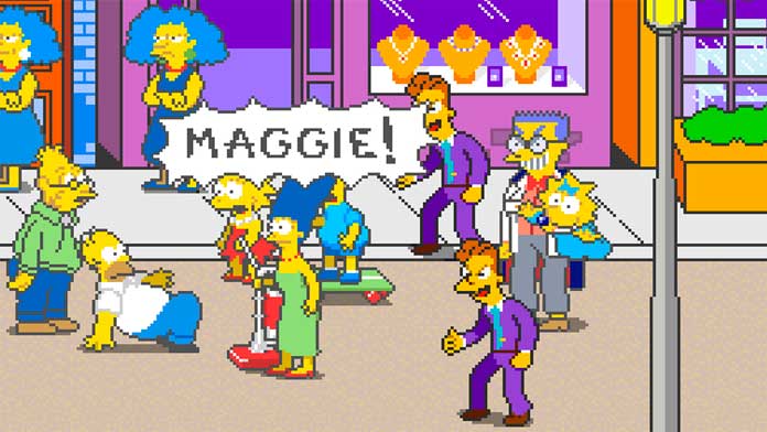 The Simpsons Arcade - Visual