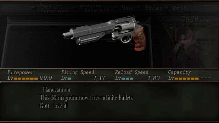 Handcannon de Resident Evil 4