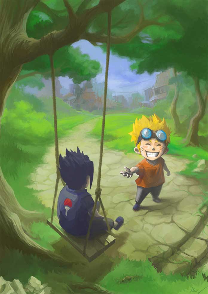 Naruto infância