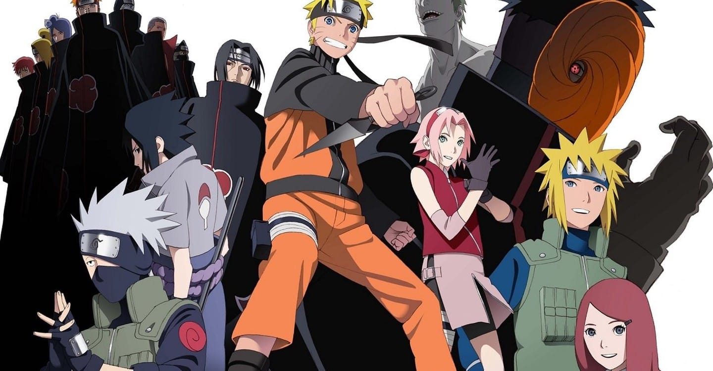 Naruto Shippuden heróis e vilões reunidos