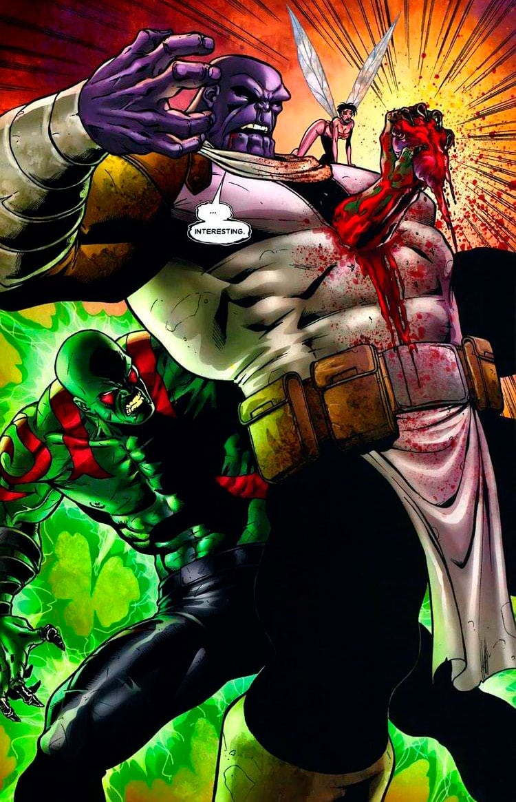 Drax, O Destruidor vs Thanos