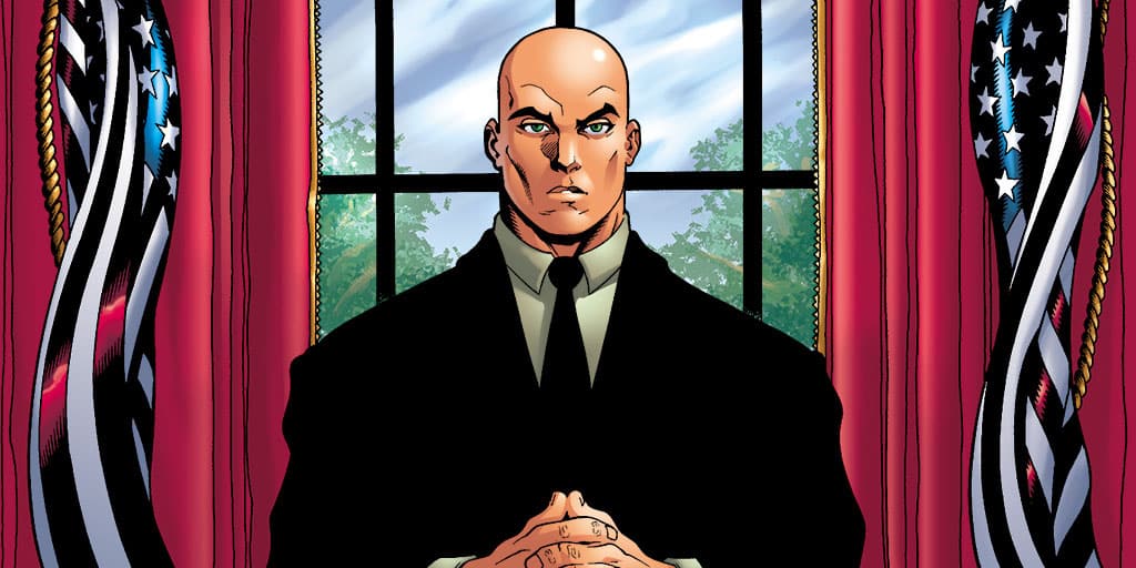 Lex Luthor presidente dos Estados Unidos