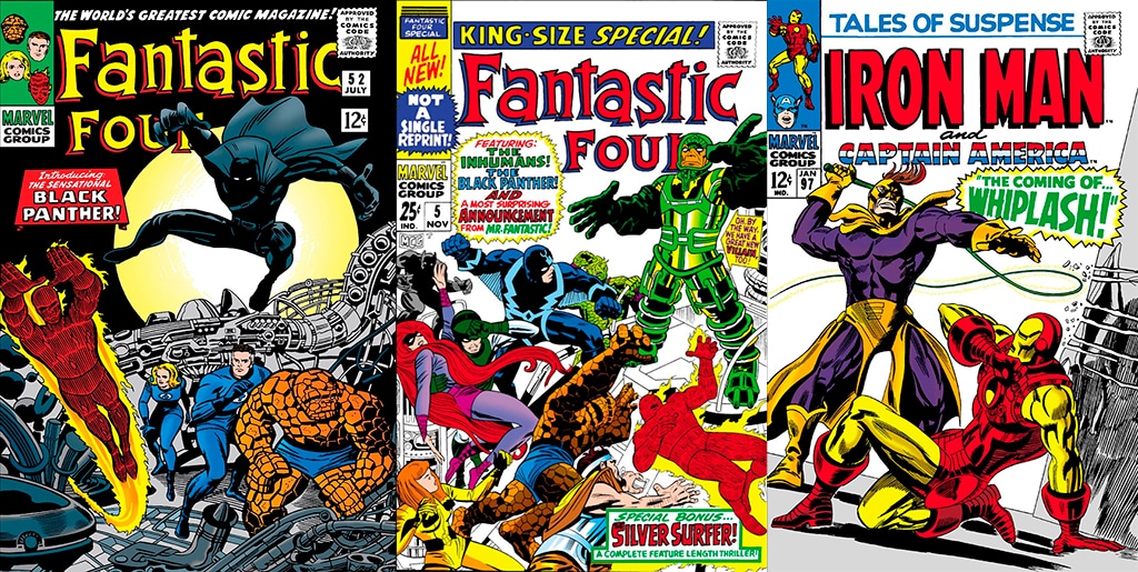 Primeiras aparições do Pantera Negra Marvel Comics