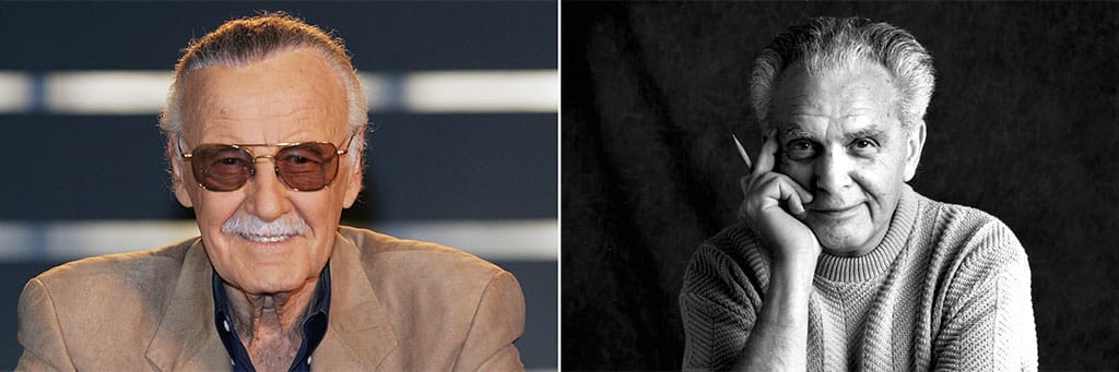 Stan Lee e Jack Kirby, criadores do Pantera Negra