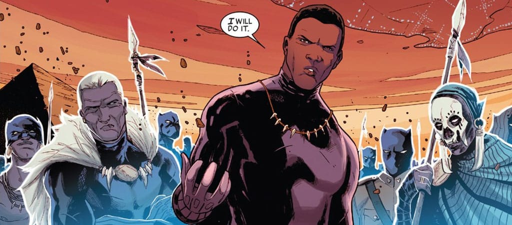 T'Challa, o Pantera Negra, rei de Wakanda