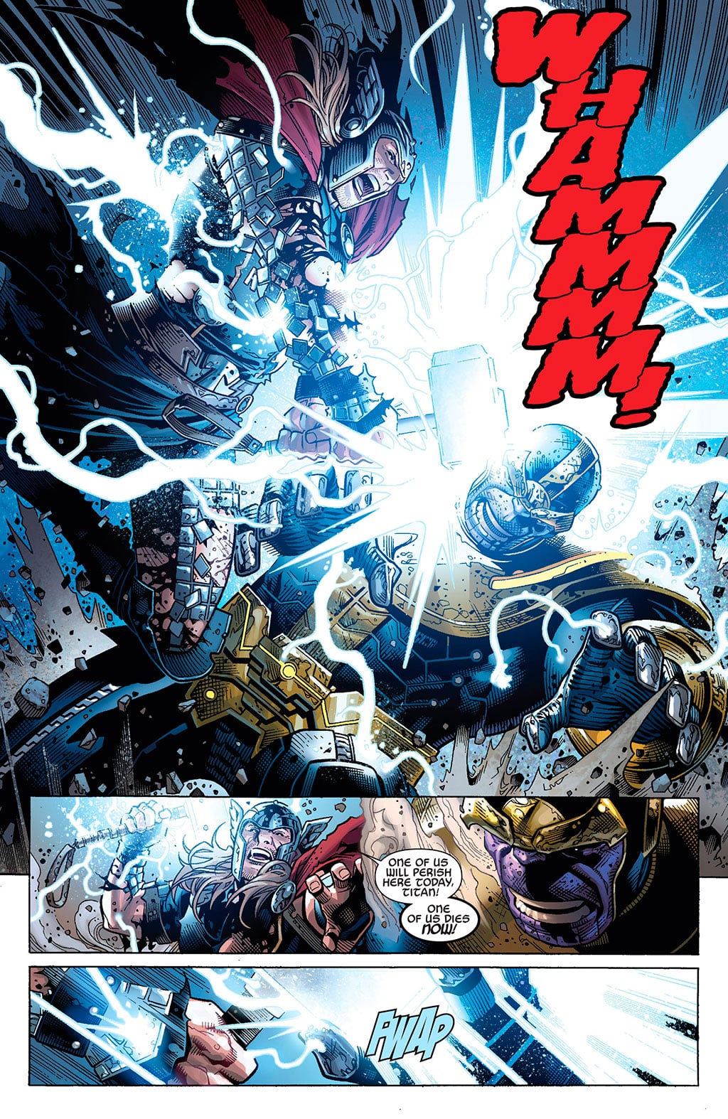 Thor vs Thanos