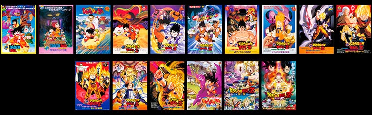 Filme Dragon Ball protagonizados por Goku