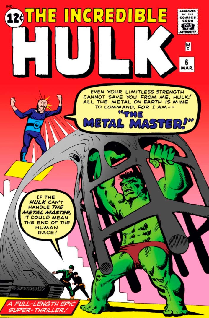 Incrível Hulk Vol. 1 #6 de 1963