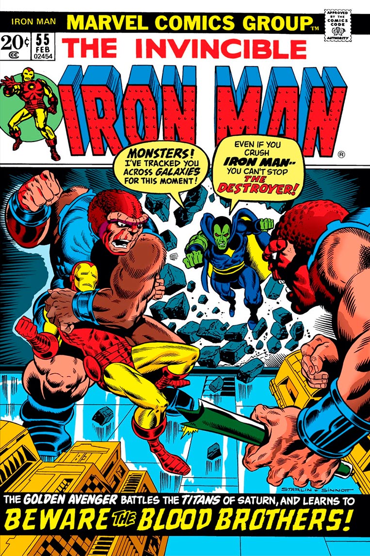 Iron Man #55 Primeira aparição de Thanos nas HQs