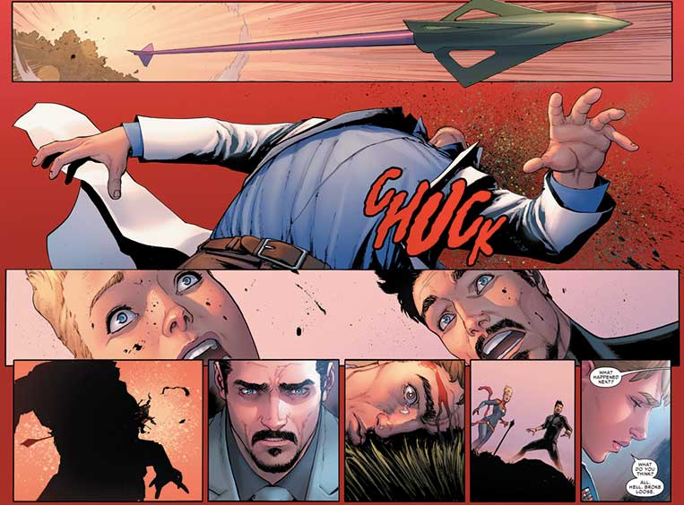 Gavião Arqueiro mata Bruce Banner no arco Guerra Civil II
