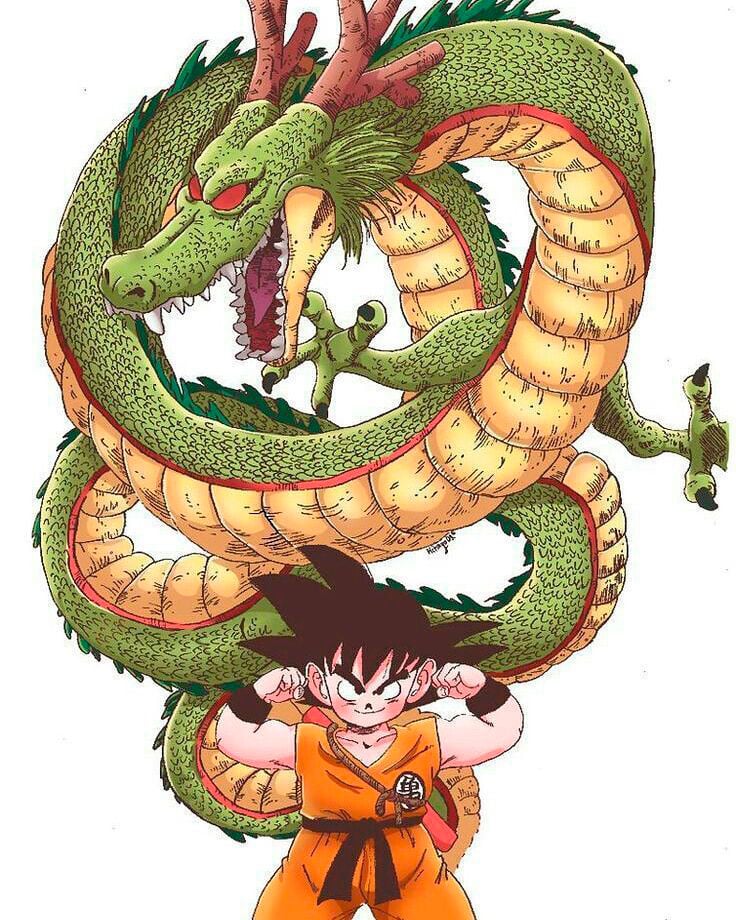Goku e Shenlong