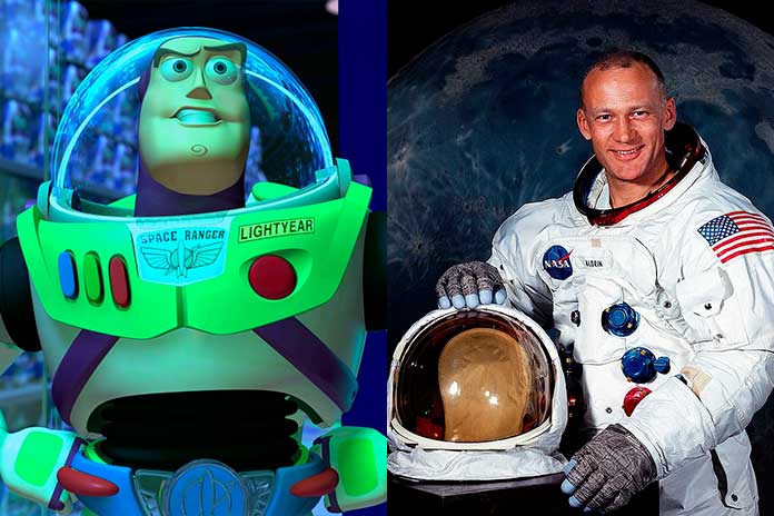 Buzz Lightyear foi inspirado no astronauta Buzz Aldrin