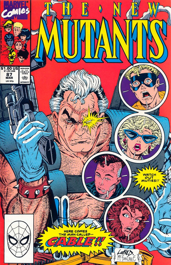 New Mutants Vol. 1 #87 - A primeira aparição do Cable
