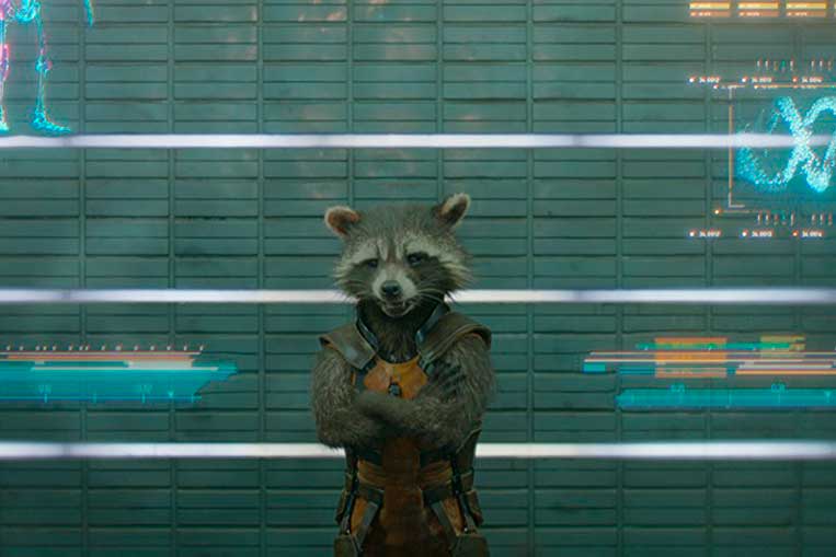 Bradley Cooper (Rocket Raccoon) em Guardiões da Galáxia Vol. 1 (2014)