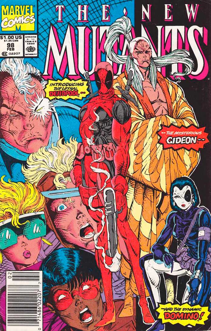 New Mutants Vol. 1 #98 - Primeira aparição do Deadpool nos quadrinhos