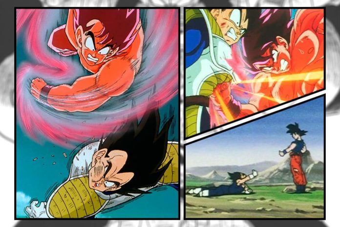 Rivalidade entre Goku e Vegeta em Dragon Ball