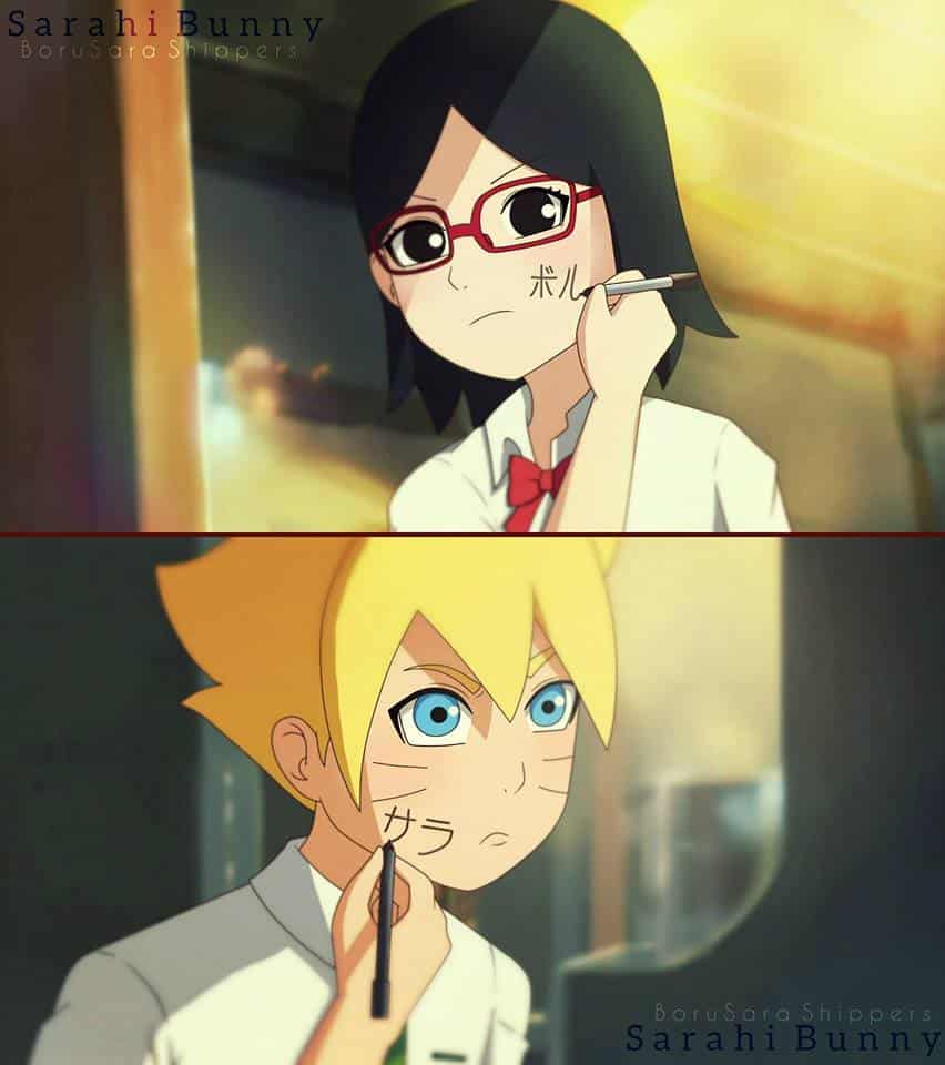 Boruto e Sarada Kimi no Na wa 11