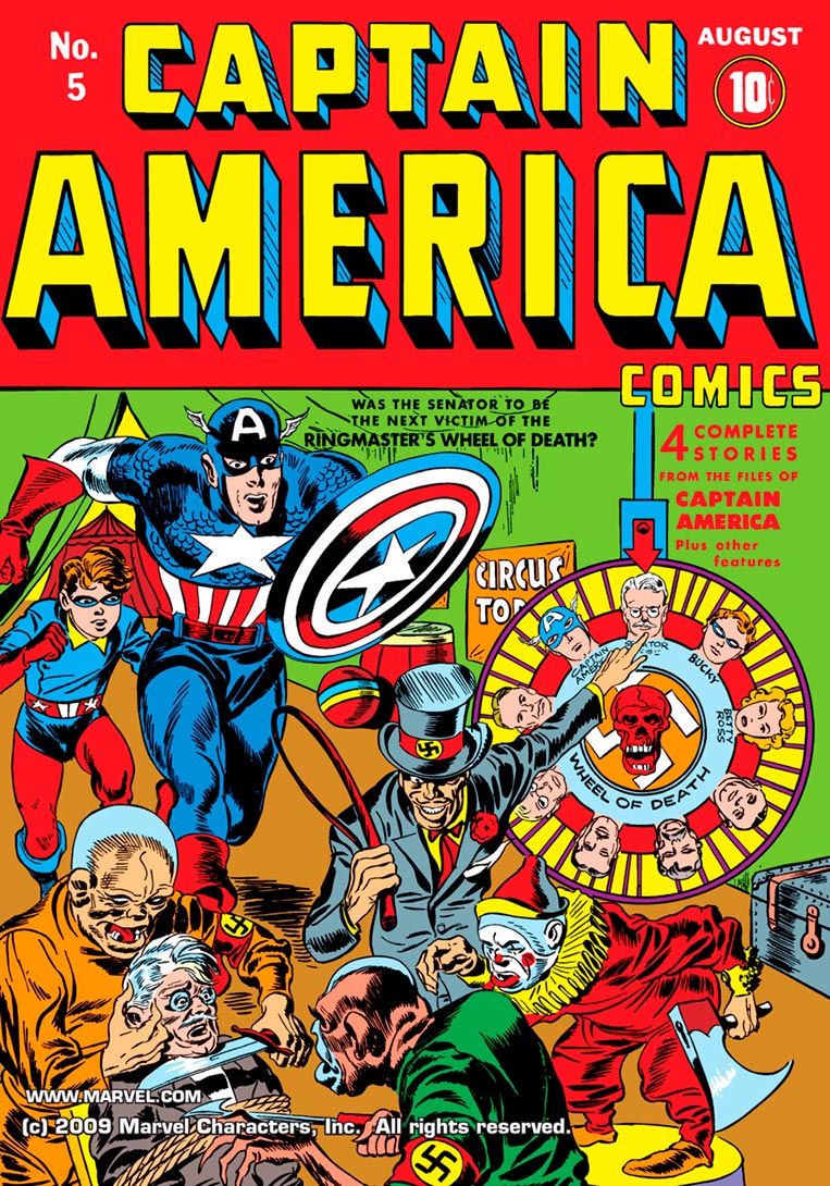 Capitão América e seu pupilo, Bucky Barnes