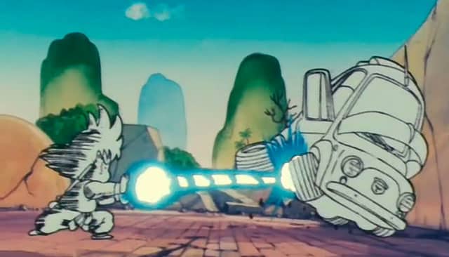Goku primeiro Kamehameha