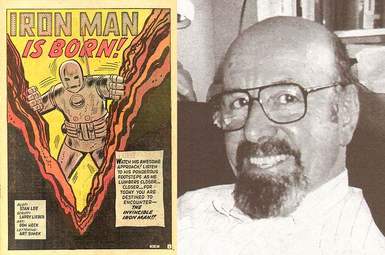 Larry Lieber, criador do Homem de Ferro