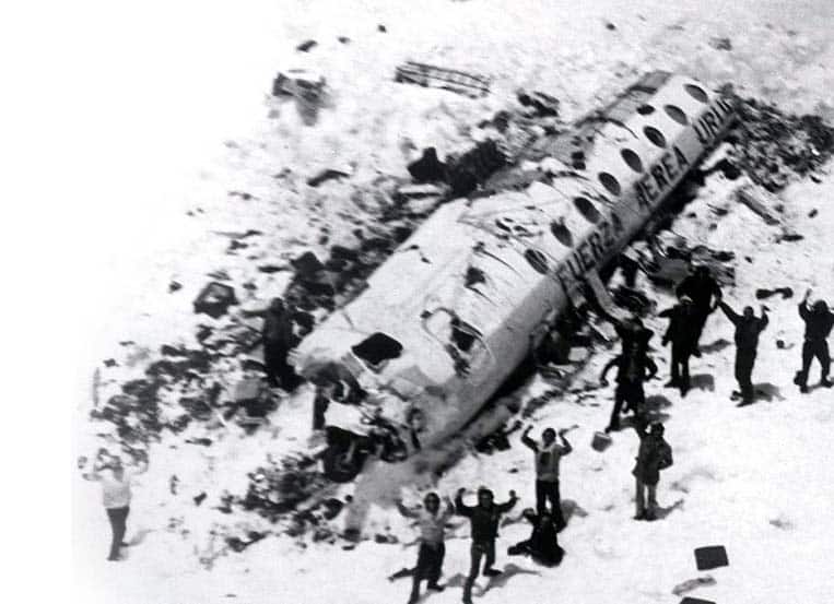 Voo Força Aérea Uruguaia 571, Cordilheira dos Andes (1972)