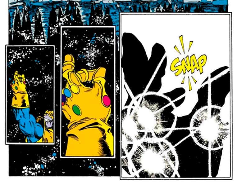 Thanos estalar de dedos