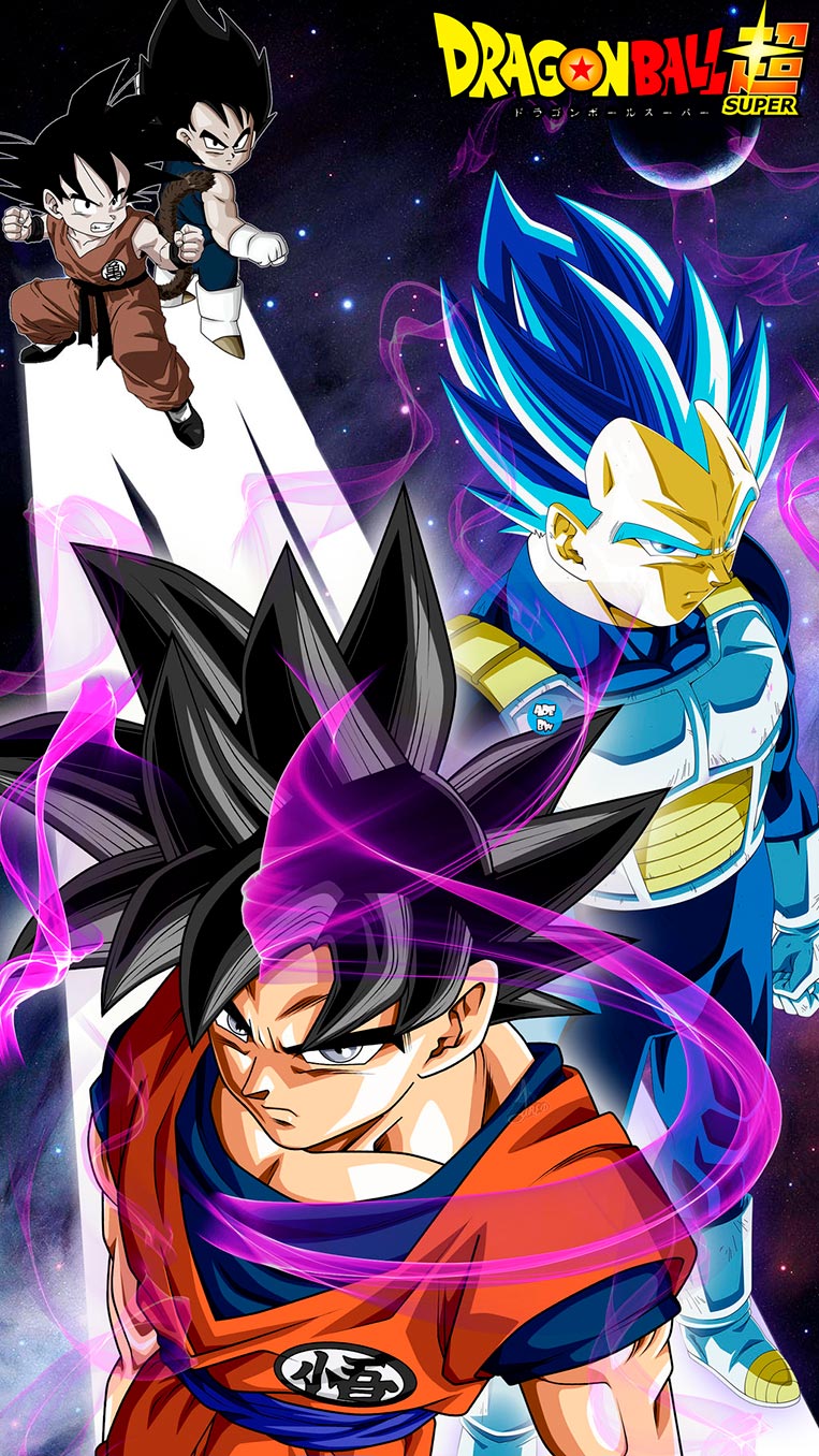 Vegeta e Goku criança/adulto 19