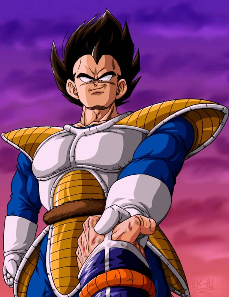 Vegeta segura a mão de Nappa 03