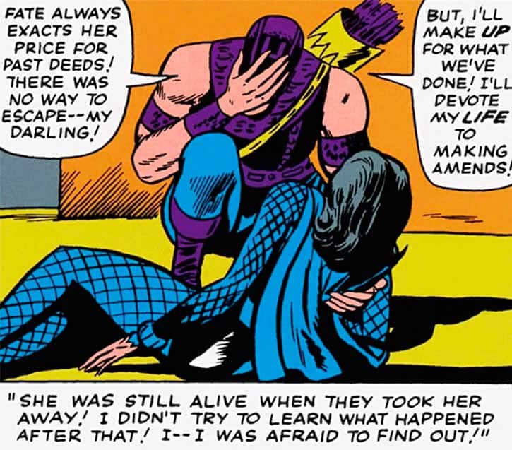 Gavião Arqueiro já foi apaixonado pela Viúva Negra