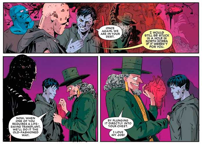 Deadpool é um doador de orgãos