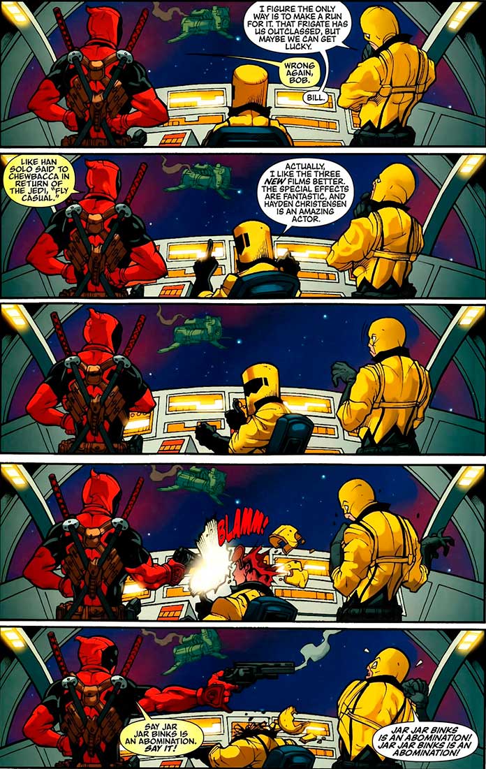Deadpool já matou por causa de Star Wars
