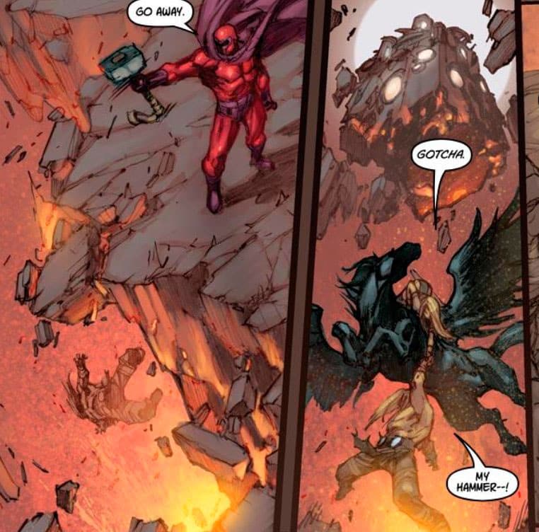 O Magneto já levantou o Mjolnir