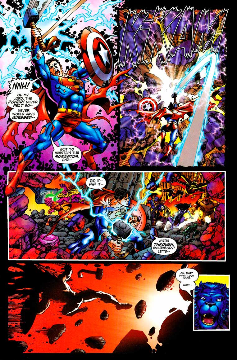 Superman já levantou o Mjolnir