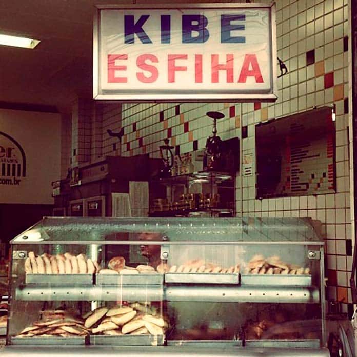 Placa Kibe | Esfiha do Restaurante Jaber