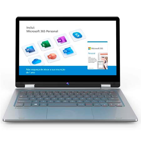 Notebook 2 em 1 Positivo Duo C4128C