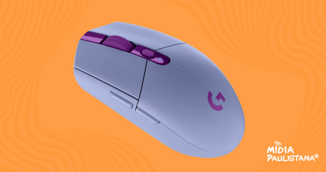 capa mídia paulistana - 1 Mouse Gamer Sem Fio Logitech G305