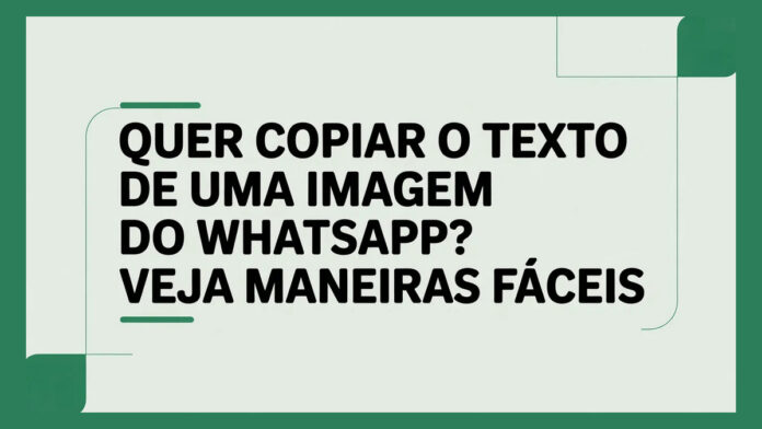 Como Copiar Texto de uma Imagem do WhatsApp
