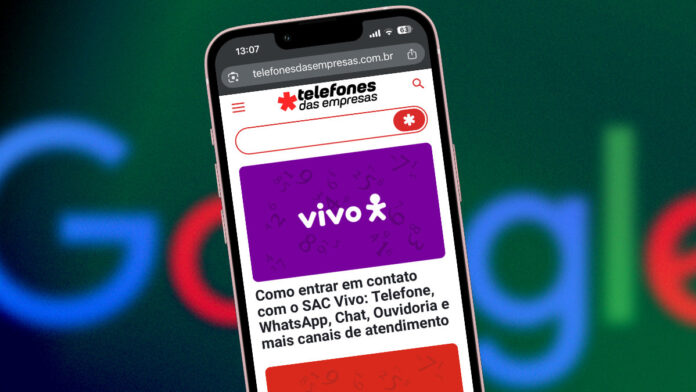 Busca Atendimento Google