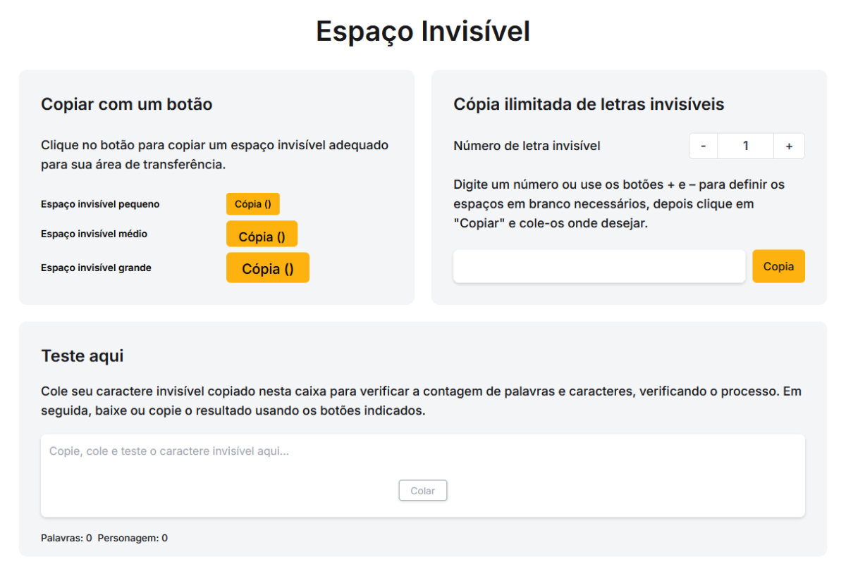 Espaço Invisível