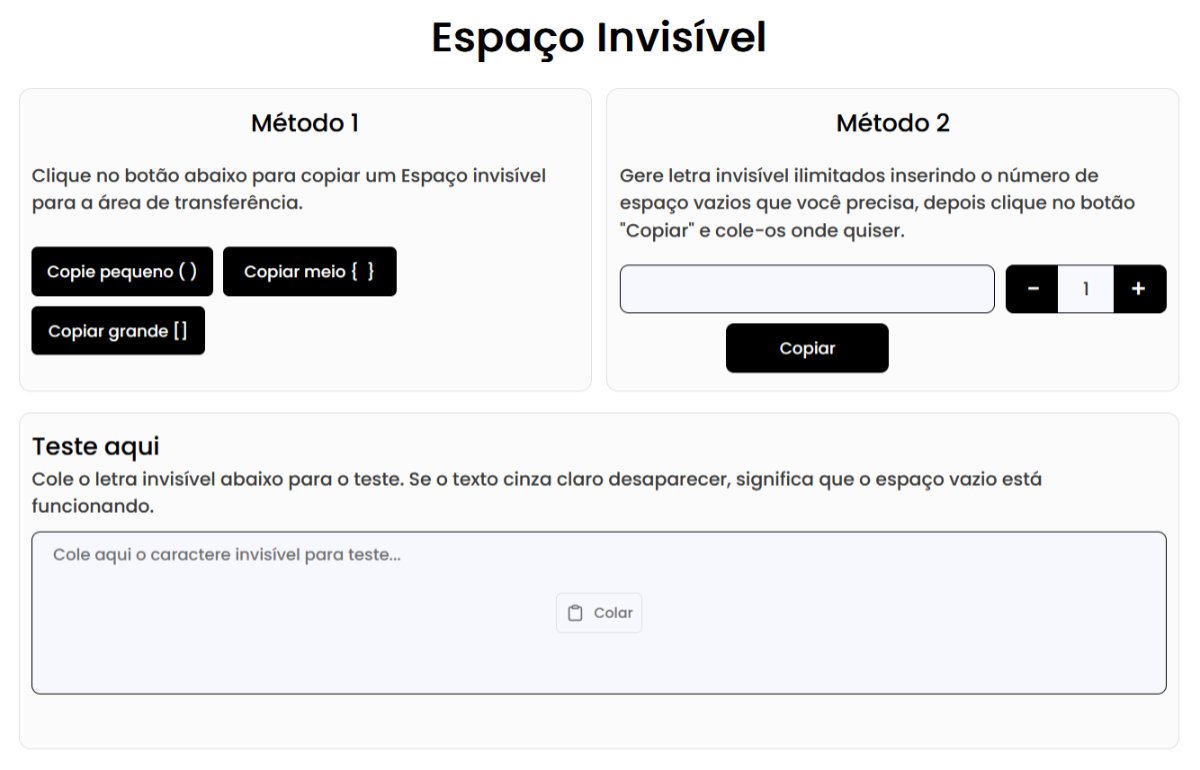 Espaço Invisível