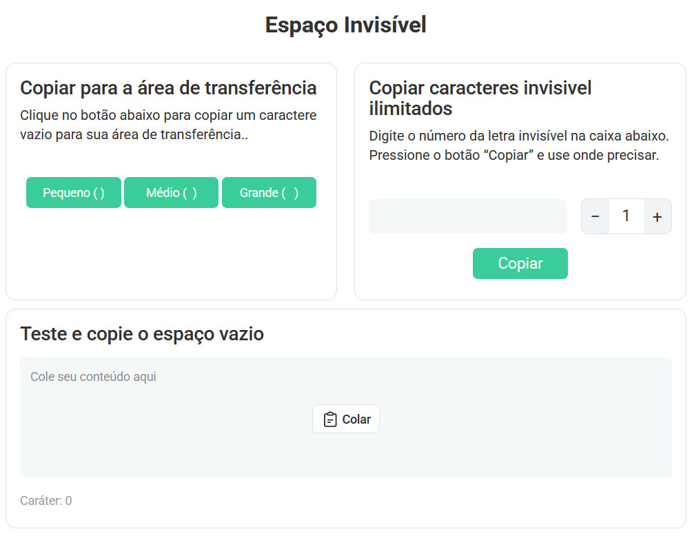 Espaço Invisível
